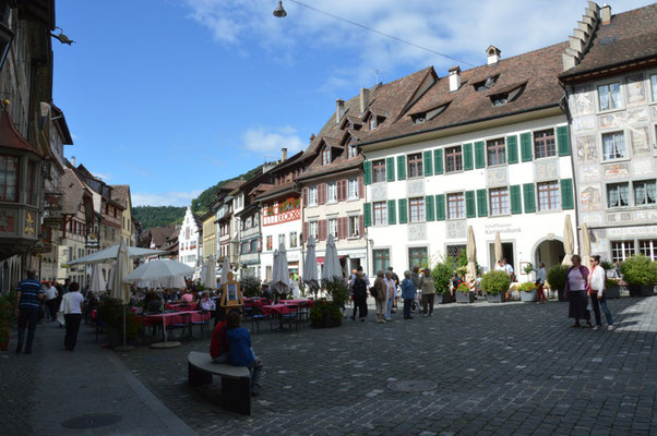 Nr. 122 / 26.08.2012 / Stein am Rhein, Rathausplatz / 6016 x 4000 / JPG-Datei