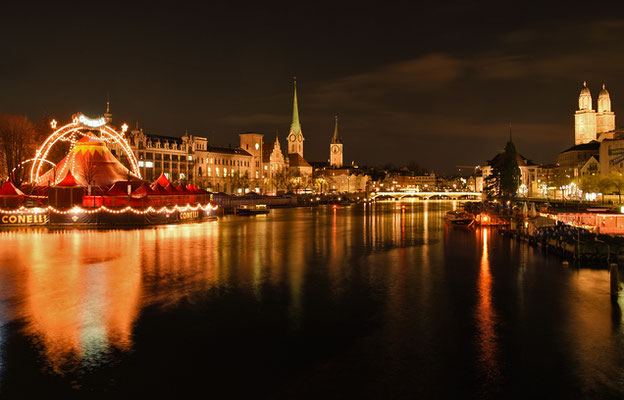 2019 Woche 52, Zürich, Blick von der Quaibrücke