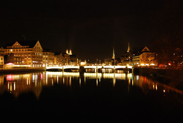 Nr. 103 / 18.02.12 / Zürich Limmat Rud. Brunbrücke / 3872 x 2592 / JPG-Datei