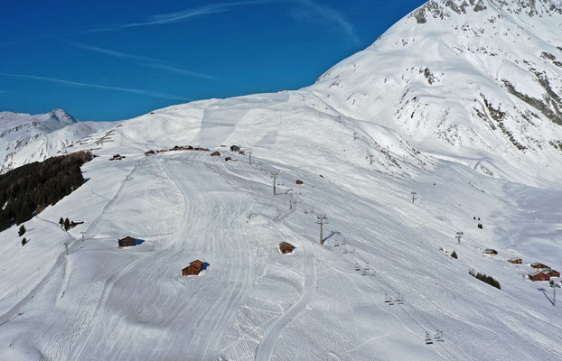 2019, Woche 14, Skigebiet Milez Tschamut oberhalb Rueras Sedrun