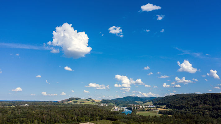 2020, Woche 33, Blick von Wasterkingen nach Eglisau