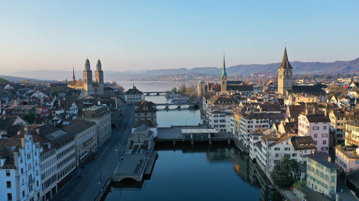 2020 Woche 16, Zürich an Ostermorgen, Lockdown