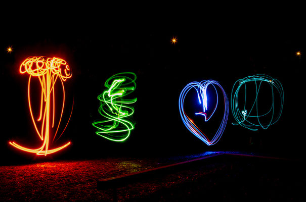 Woche 15, Zürich Light-Painting