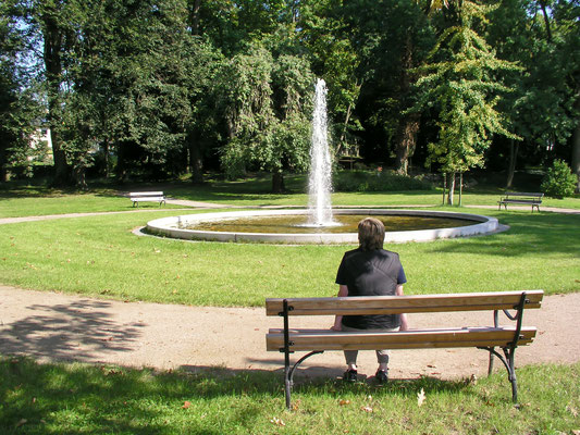Springbrunnen im Schlosspark Buseck