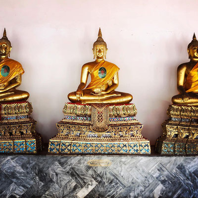 In Bangkok muss man auch den buddhistischen Tempel "Wat Pho" gesehen haben