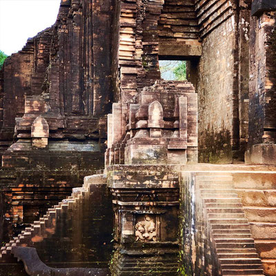 Besuch des Weltkulturerbes My Son Temple Tempels in Hoi An in Vietnam