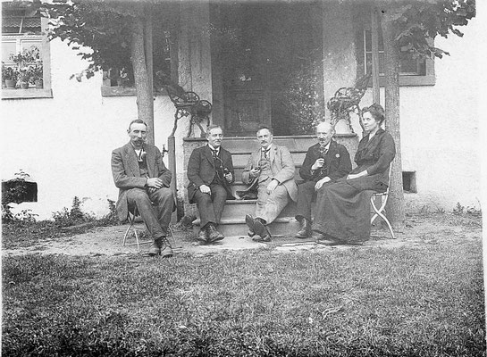 Besuch beim Ehepaar Sternberg um 1920