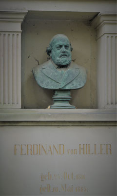 Die Grabstelle von Ferdinand von Hiller