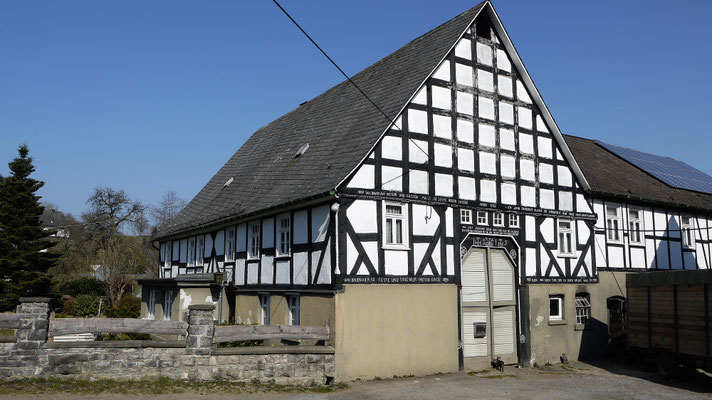 Klöppers (Klauken) Hof in Frielinghausen, wie er sich heute zeigt. (wfoto 2022)