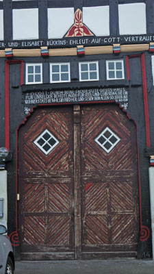 Das Deelentor an Böhmers Wohnhaus (wfoto 2020)