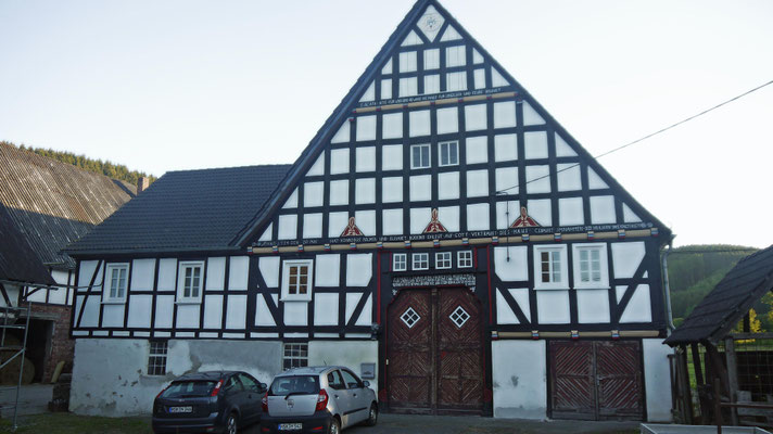 Volmars Haus in Bremscheid (heute: Böhmer)  (wfoto 2020)