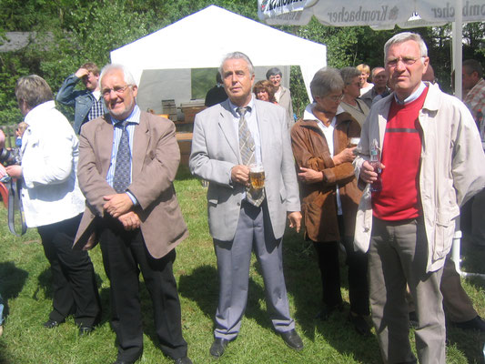 Esloher Zuhörer: Reinhold Weber, Josef Schulte mit Ehefrau und Siegfried Hoffmann
