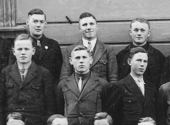 Ausschnitt Klassenfoto: Wilhelm im Winterjahrgang 1933/34