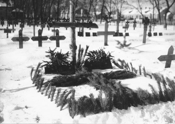 Wilhelm Grabstätte auf dem Soldatenfriedhof Krasnograd (Ukraine)