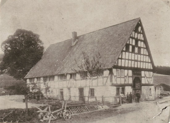 Guts- und Bauernhof "Stertschultenhof" war einst ein sog. Vorspannhof (Foto um 1890)