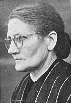 Franziska Schulte um 1950