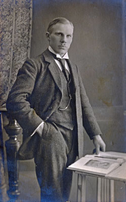 Hoferbe Franz Klöpper im Jahre 1924