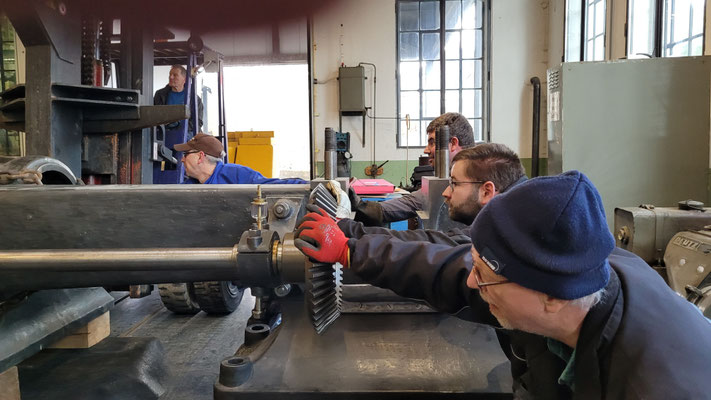 "Manpower" ist gefragt. 