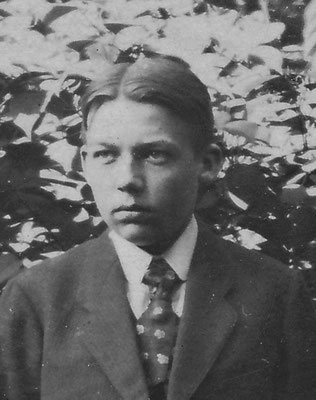 Bildausschnitt: Großvater Julius im Jahr 1919