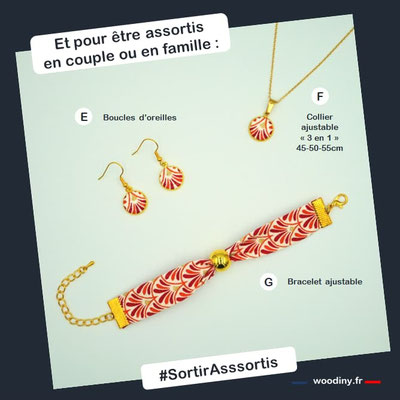 Bracelet demoiselle d'honneur orange