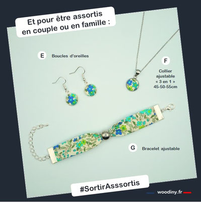 Bracelet vert fabriqué en France