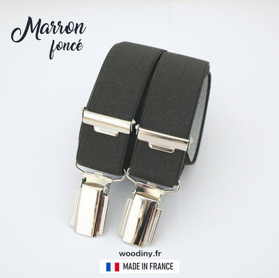 Bretelle marron foncé enfant