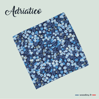 Pochette de costume bleu