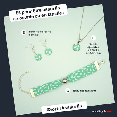 Bracelet vert made in France