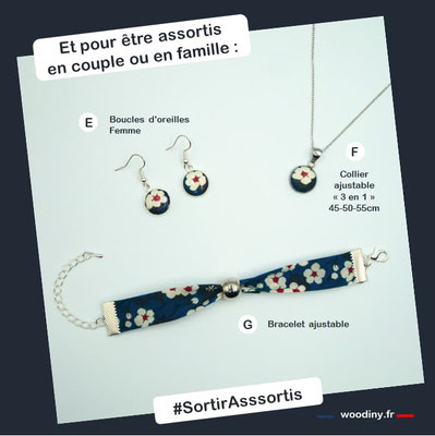 Bracelet bleu liberty