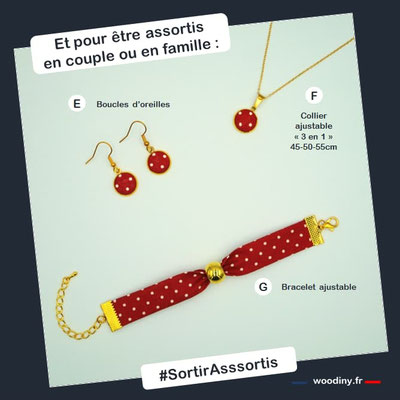 Bracelet mariage orange