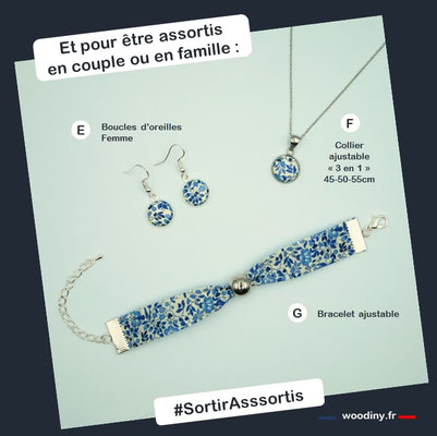 Bracelet tissu mariage