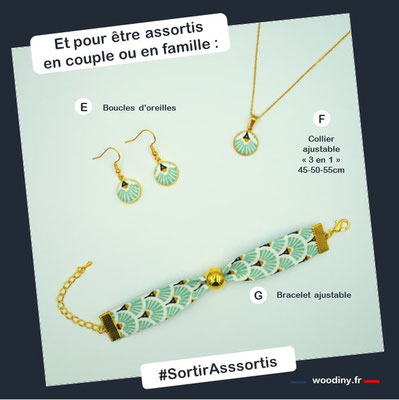 Bracelet vert made in France