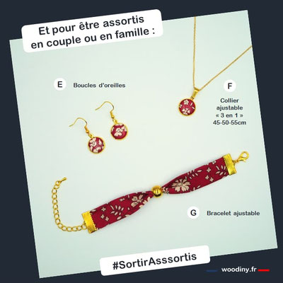 Boucles d'oreilles demoiselles d'honneur