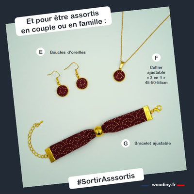 Boucles d'oreilles demoiselles d'honneur