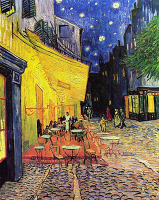 Terrasse du café le soir, Van Gogh