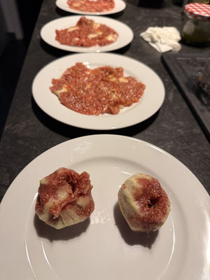 Feigen auf dem Weg, Carpaccio zu werden