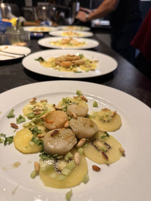 Jochens Jacobsmuscheln auf Kiwi