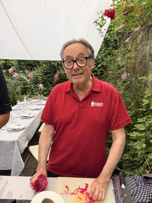 Jochen wird uns einen sommerlichen Melonensalat präsentieren