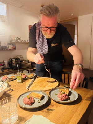 der erste Gang ist gleich fertig 