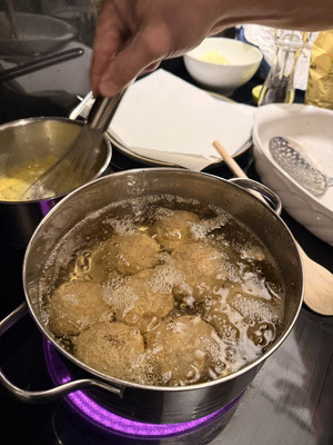 er hatte schon einiges vorbereitet, denn Short Rib Kroketten dauern lange
