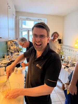 Marcel freut sich auf den kulinarischen Sommerabend