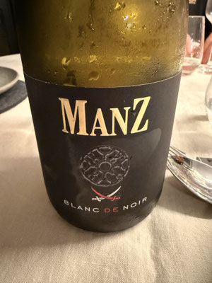 dazu gab es einen schönen Blanc de Noir