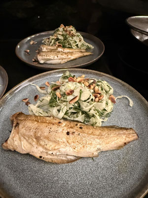 Wittlinge mit Fenchelsalat