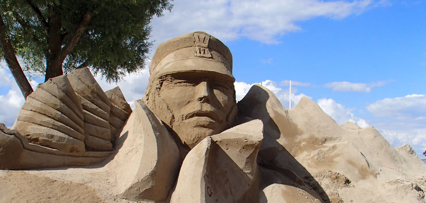 Corto Maltese - Sculpture sur Sable - Excenevex - Manon Cherpe