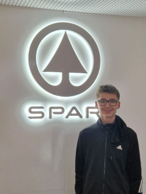 Moritz Schwarzl bei Spar (Zentrale Graz)