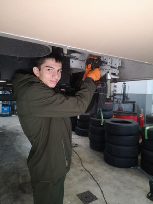 Hairulla Dalnaev bei Autohaus Ornig