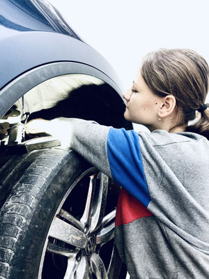 Sarah Trunk bei Porsche Leibnitz