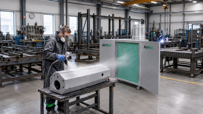 AirMex Farbnebelabsaugung – Aerosolerfassung beim Lackieren