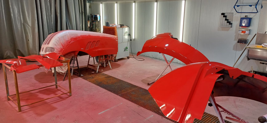 AirMex FSW-Farbspritzwand – Anwendungsbeispiel im Karosseriebetrieb