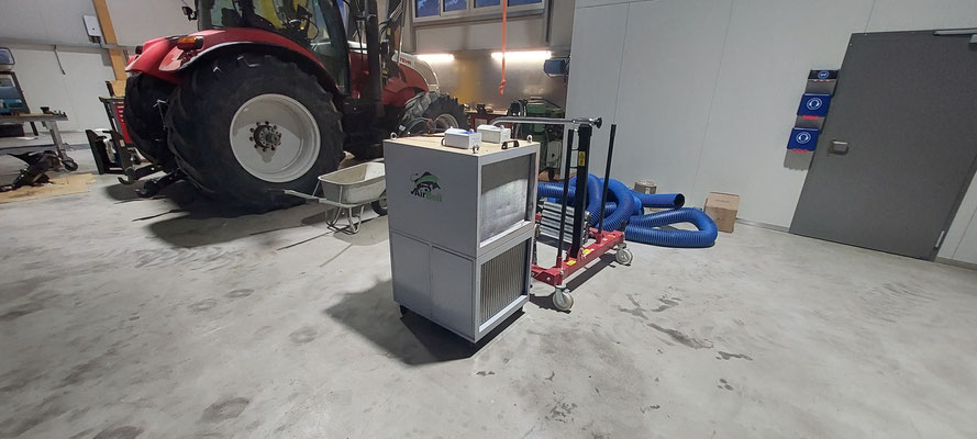 Mobile Farbnebelabsaugung von AirMex – Smart Repair und Spot Repair